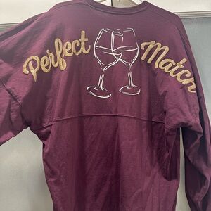 Disney Maroon Food & Wine Festival Sweatshirt